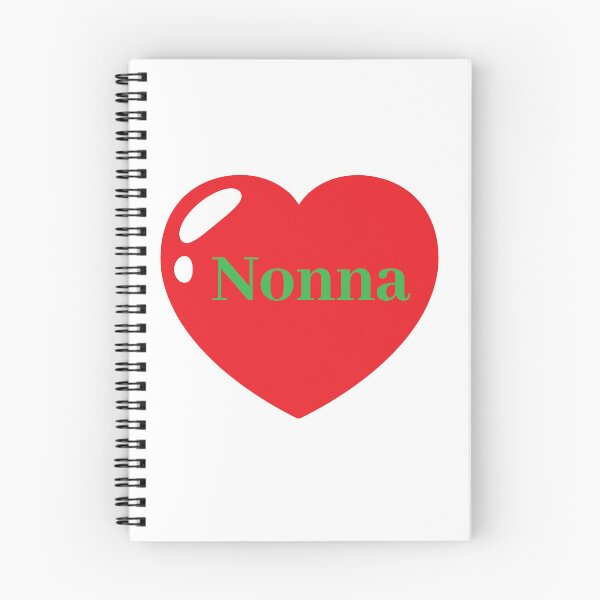 Item preview, Nonna Name with Red Heart  designed and sold by Artbymonika.