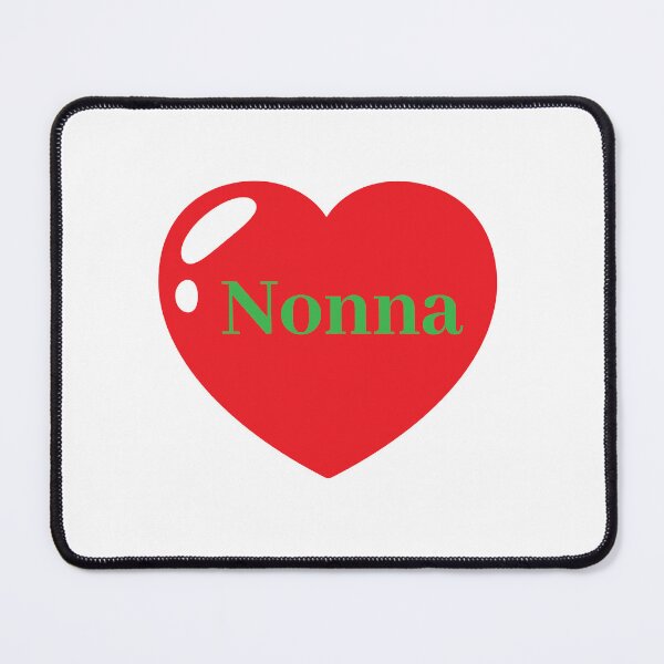 Item preview, Nonna Name with Red Heart designed and sold by Monika Howarth.