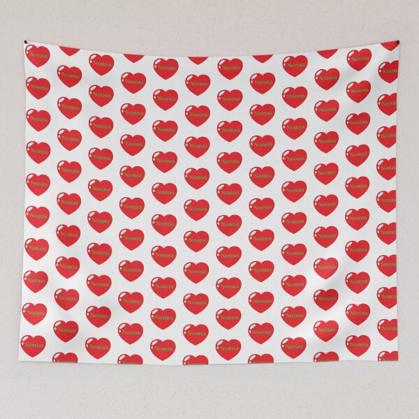 Item preview, Nonna Name with Red Heart  designed and sold by Monika Howarth.