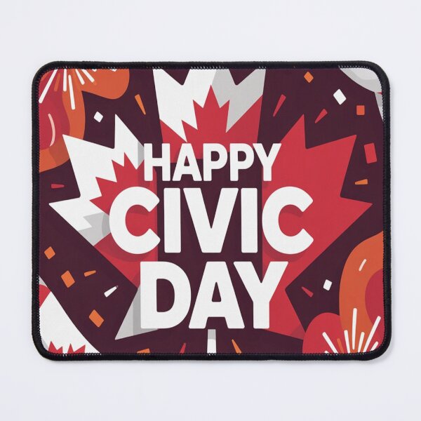 Item preview, Happy Civic Day Design - Canadian Celebration Art designed and sold by InspiredCreatives.