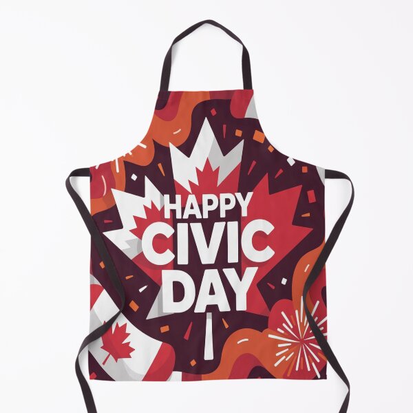 Item preview, Happy Civic Day Design - Canadian Celebration Art designed and sold by InspiredCreatives.