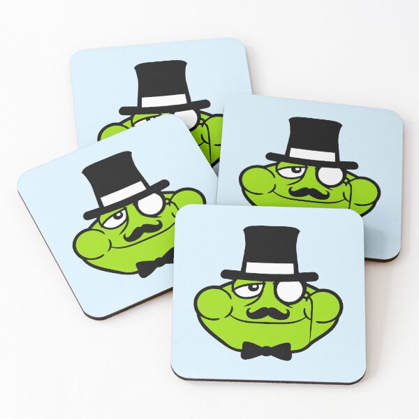 Item preview, Frog Sir Gentleman Mr. rich Monocle Glasses Top Hat designed and sold by shirt-o-mat.