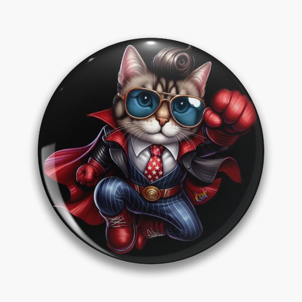 Item preview, Action Cat - Mighty Meow-man designed and sold by CAutumnTrapp.
