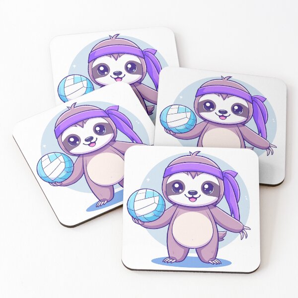 Item preview, Volleyball Sloth designed and sold by BeeBomb.
