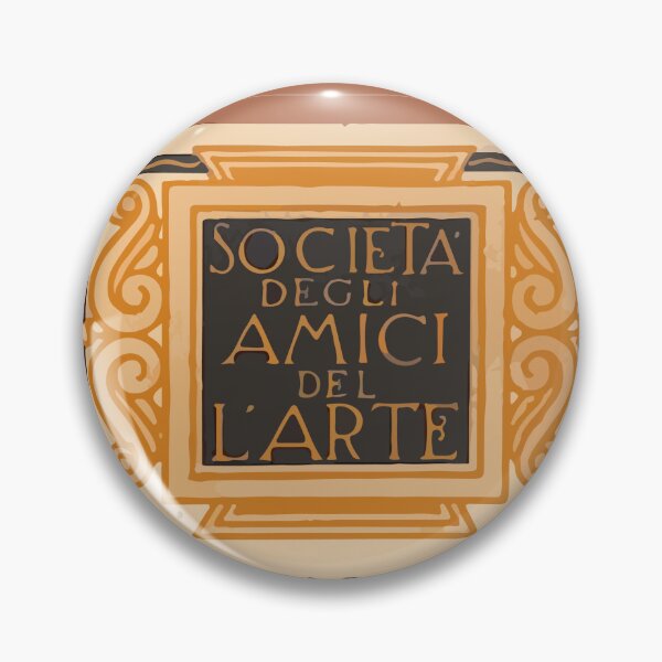 Item preview, Italian Art Nouveau Catalog Cover - Societa degli Amici dell'Arte designed and sold by WorldLily.
