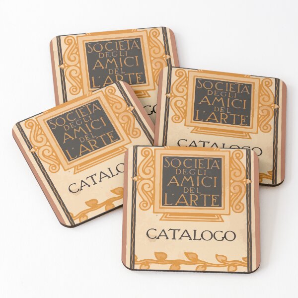 Item preview, Italian Art Nouveau Catalog Cover - Societa degli Amici dell'Arte designed and sold by WorldLily.