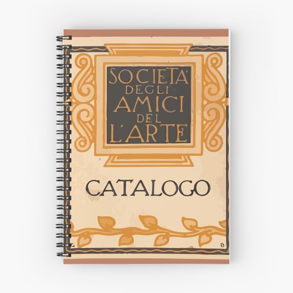 Item preview, Italian Art Nouveau Catalog Cover - Societa degli Amici dell'Arte designed and sold by WorldLily.