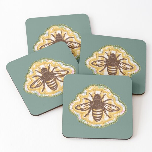 Item preview, Pastel Bee Patch  designed and sold by claireelysek.