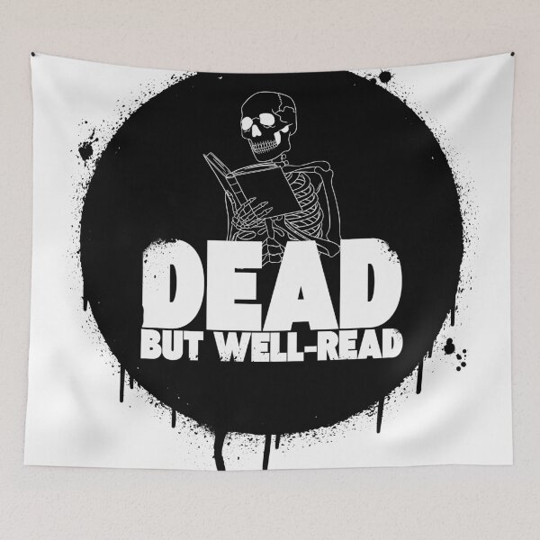 Item preview, Dead But Well-Read: Bookish Skeleton Design designed and sold by Obsessities.