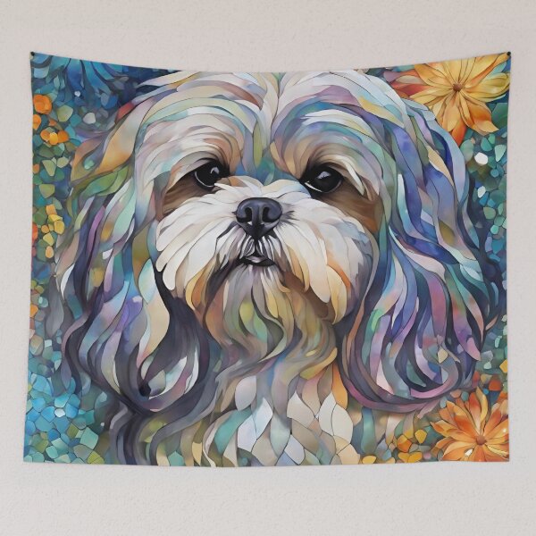 Item preview, Mosaic Shih Tzu Dog designed and sold by Wags & Tails.
