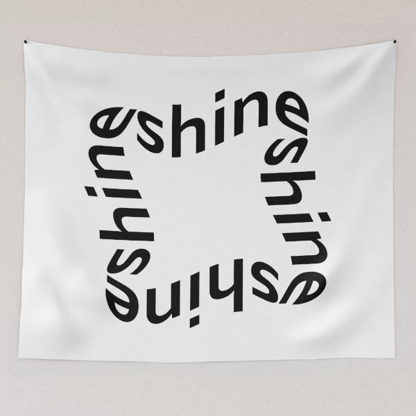Item preview, Shine | Motivational Typography Design | Positive Inspirational Word Art designed and sold by PnrArtDesign.