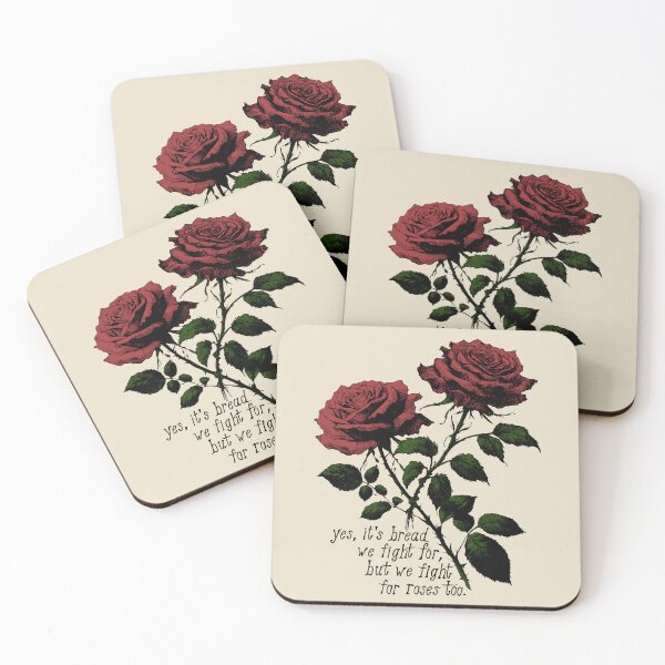 Item preview, We Fight For Roses Too - Bread and Roses designed and sold by SpaceDogLaika.