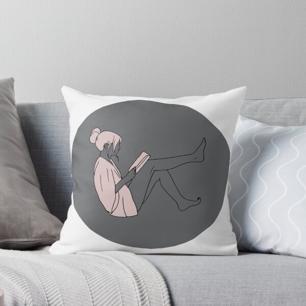 Item preview, Floating in Fiction: Minimalist Reading Girl designed and sold by Obsessities.