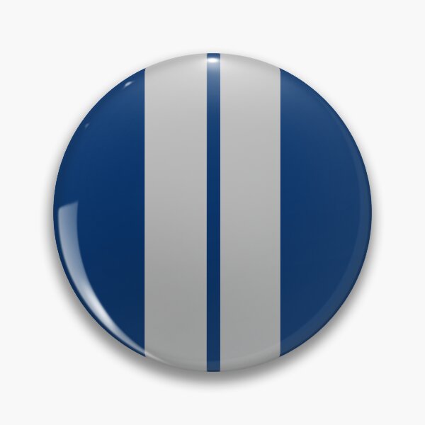 Item preview, Dual Racing Stripes - Small Gap (Gray/Silverish - Guardsmans Blue) designed and sold by Racing Stripes Only.