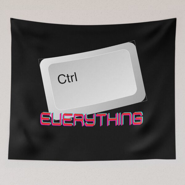 Item preview, “Control Everything/Everything Under Control” Glitch Style – Apparel & Decor designed and sold by SnarkSharks.