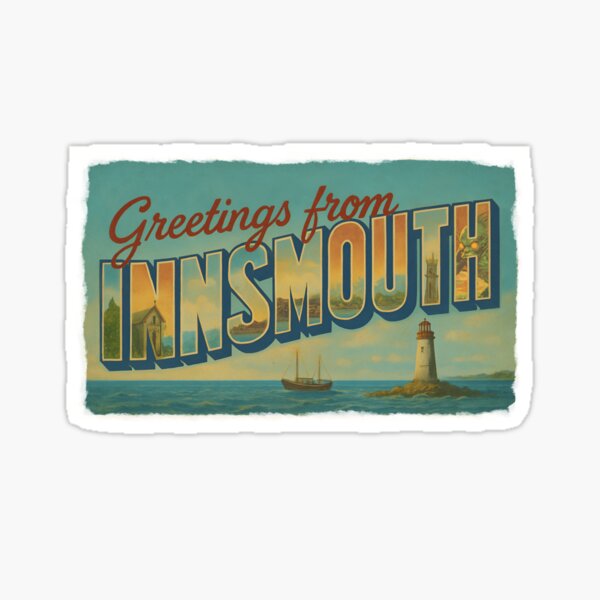 Item preview, Greetings Innsmouth Cthulhu Souvenir  designed and sold by RoninBalrog.