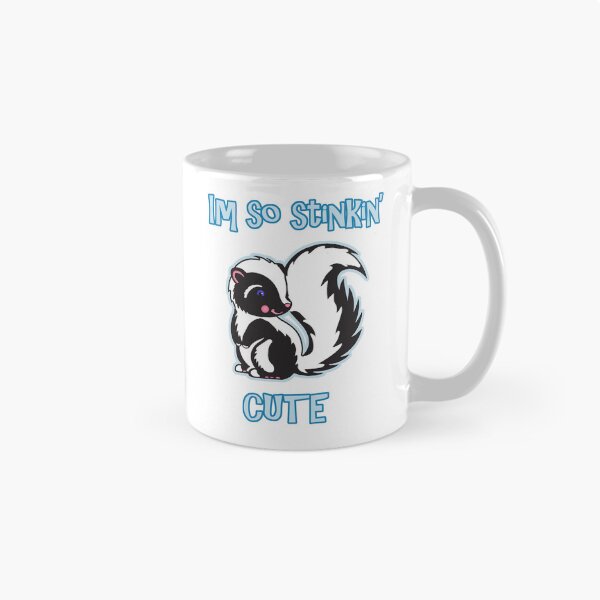 Item preview, Skunk, I'm so stinkin' cute blue boys, girls, infant, toddlers, kids, children design designed and sold by BellaRcompany.