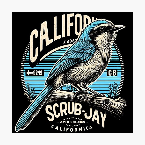 Item preview, California Scrub-Jay 9 designed and sold by theAVIARY7.