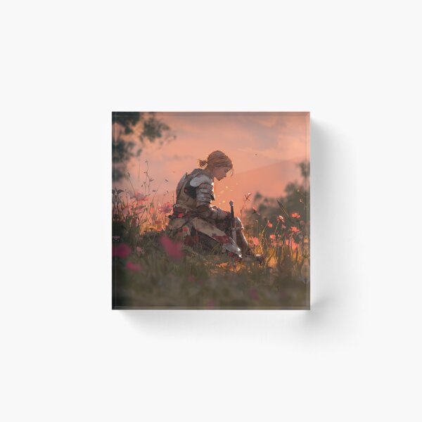 Item preview, Warrior Resting Among Flowers designed and sold by Rtymer.