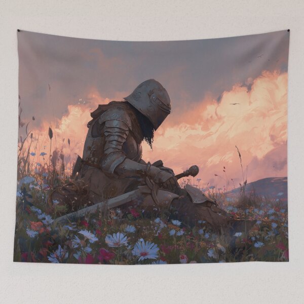 Item preview, Warrior Resting Among Flowers designed and sold by Rtymer.