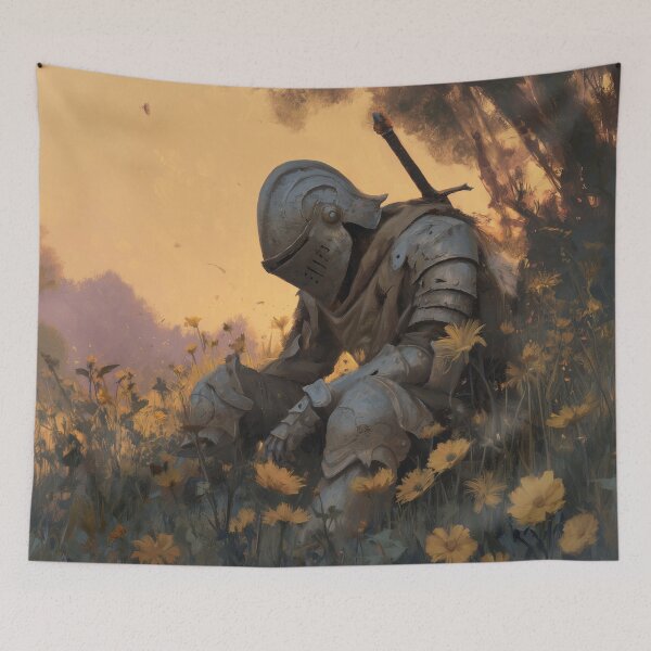 Item preview, Warrior Resting Among Flowers designed and sold by Rtymer.