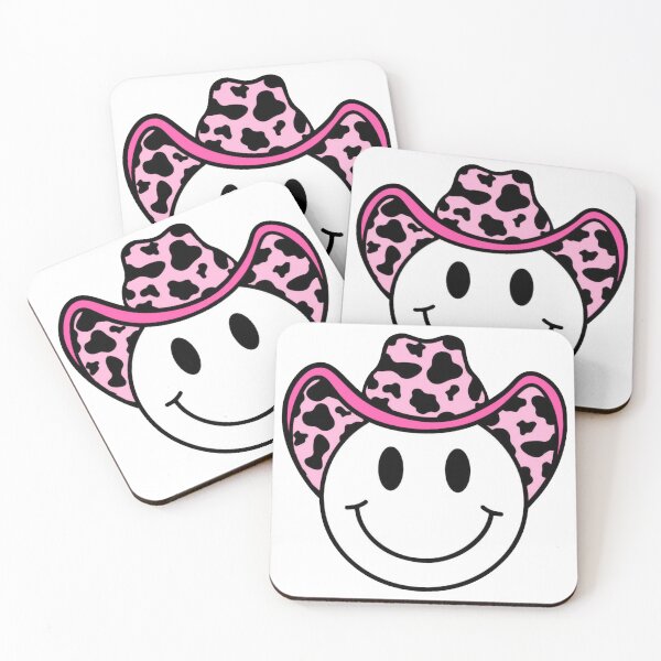 Item preview, Pink Cowboy Smiley Face designed and sold by lea-lani.