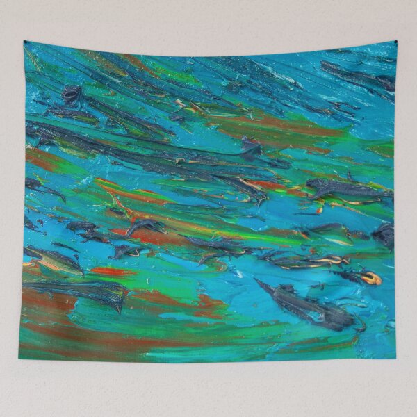 Item preview, Azure Current designed and sold by Artisan Prints.