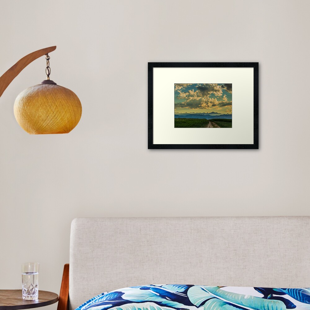 From Cornfields To The Continental Divide Framed Art Print