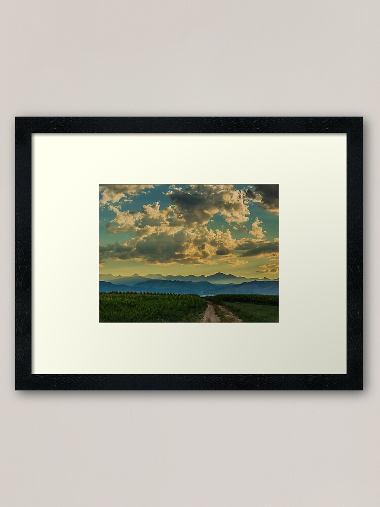 Alternate view of From Cornfields To The Continental Divide Framed Art Print