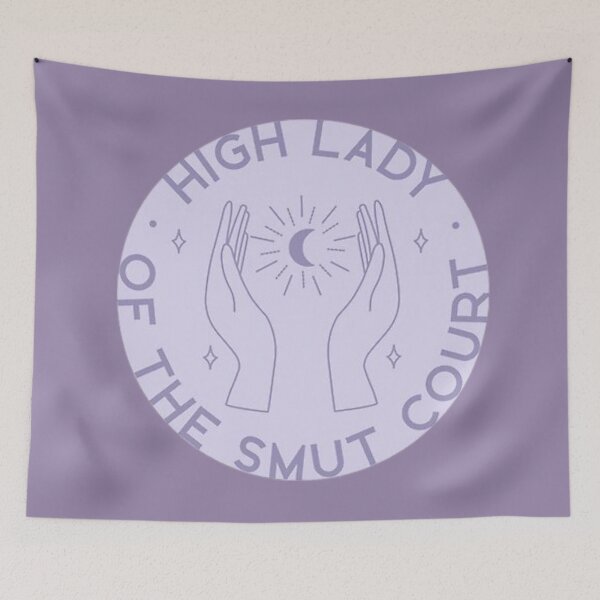 Item preview, High Lady of the Smut Court | Spicy Romantasy BookTok Sticker designed and sold by Starbound Pages.