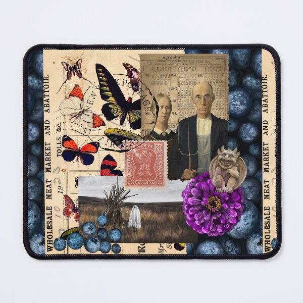 Item preview, American Gothic Blueberry Collage designed and sold by missdebi27.
