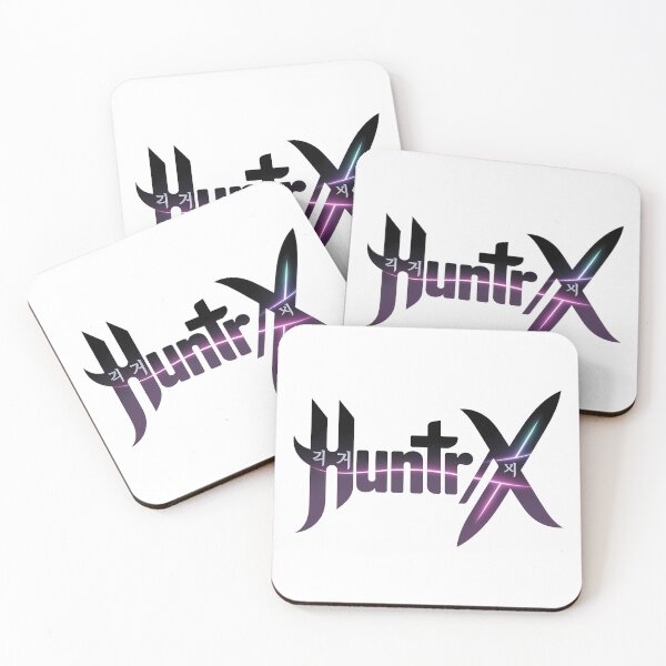 Item preview, HUNTR/X Korean Logo - Shiny Gradient K-pop Aesthetic designed and sold by Fidgetytame.