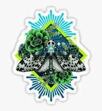 Leopard Moth Sticker