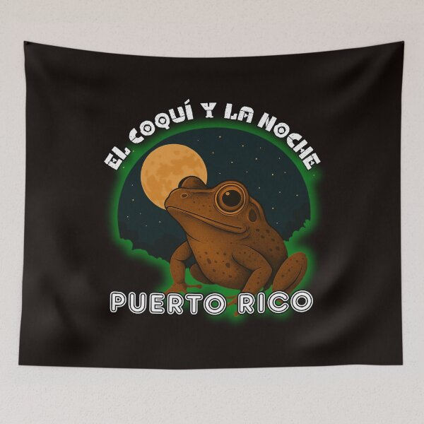 Item preview, Coqui y la Noche Tshirt designed and sold by IvanRdz2025.