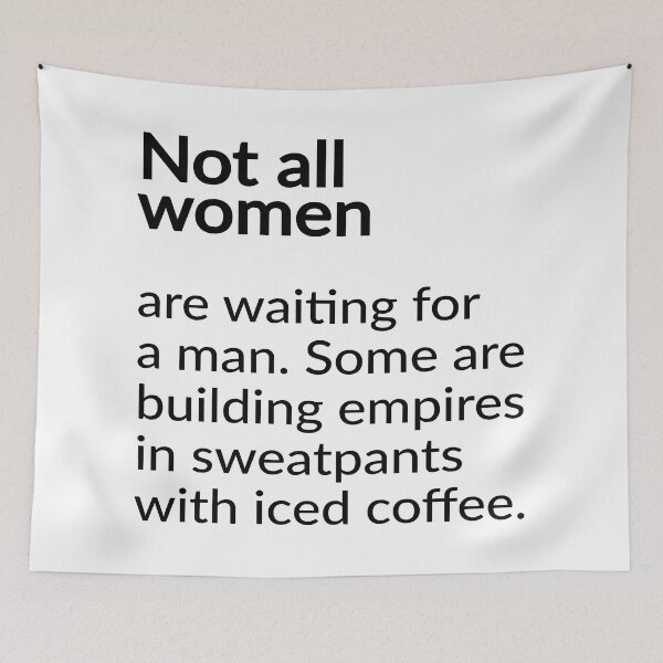 Item preview, Empowering Women Shirt Not All Women Are Waiting, Some Are Building Empires, Feminist Mug, Boss Babe Sweatshirt, Empowered Women Quote Gift for Her, Feminist Quote Gift for Students designed and sold by Noe Mill.