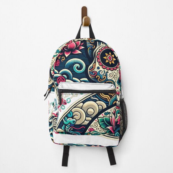 Item preview, Asian Lotus Blossom Sugar Skull designed and sold by Sugar Skull Shop.