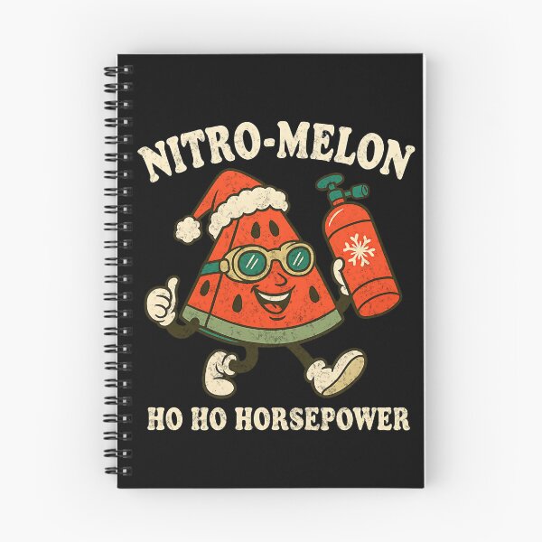 Item preview, Nitro Melon Funny Christmas Racing Ho Ho Horsepower Drag Racing designed and sold by CarantinedChaos.