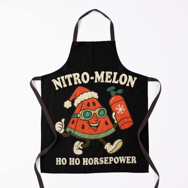 Item preview, Nitro Melon Funny Christmas Racing Ho Ho Horsepower Drag Racing designed and sold by CarantinedChaos.