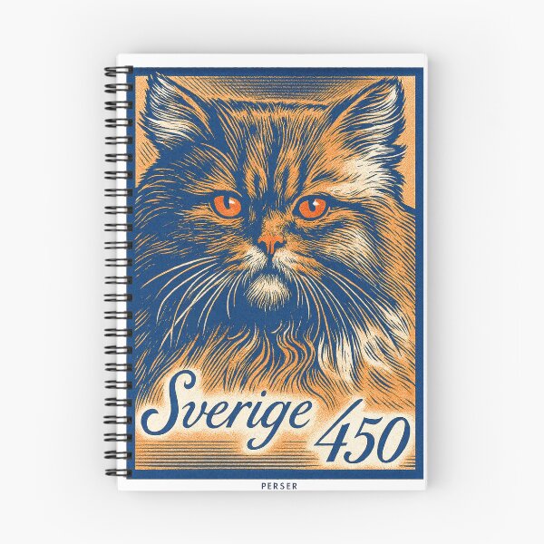 Artikelvorschau, Schweden Perserkatze Briefmarke Poster entworfen und verkauft von retrographics.