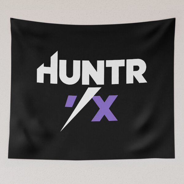 Item preview, HUNTR/X Minimal Logo - Purple Slash K-pop Street Style designed and sold by Fidgetytame.