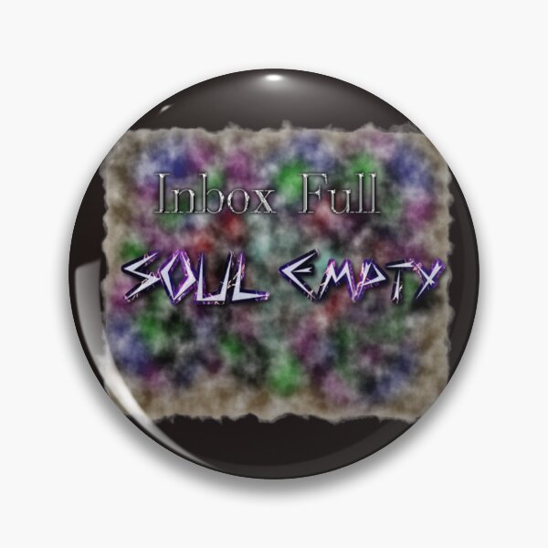 Item preview, Inbox Full Soul Empty Watercolor designed and sold by SmashingDeals.
