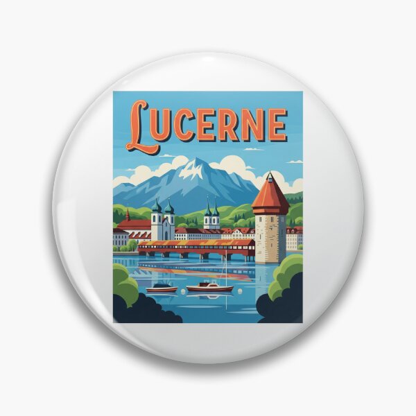 Item preview, Switzerland - Lucerne (Country Collection) designed and sold by HeartbeatPrint.