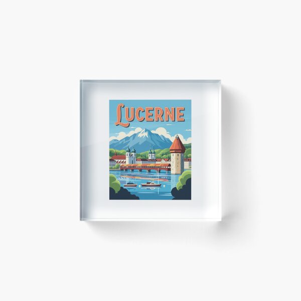 Item preview, Switzerland - Lucerne (Country Collection) designed and sold by HeartbeatPrint.