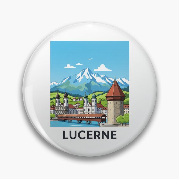 Item preview, Switzerland - Lucerne (Country Collection) designed and sold by HeartbeatPrint.