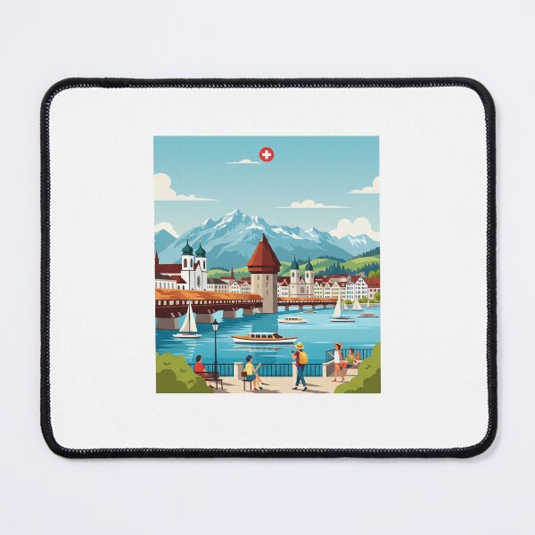 Item preview, Switzerland - Lucerne (Country Collection) designed and sold by HeartbeatPrint.