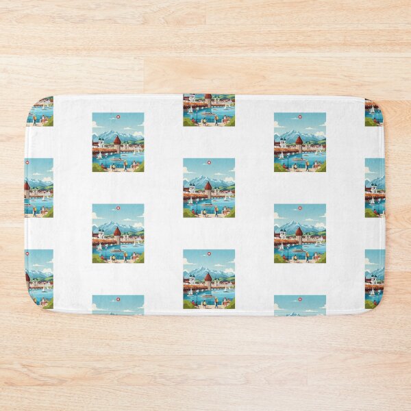 Item preview, Switzerland - Lucerne (Country Collection) designed and sold by HeartbeatPrint.