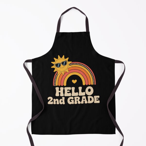 Item preview, Rainbow Hello 2nd Grade Back To School Teacher Student designed and sold by brynatshop.