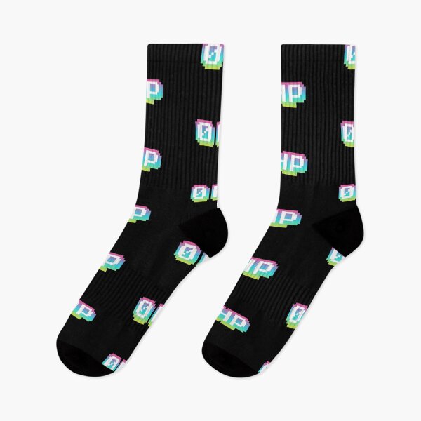 Item preview, 0 HP, Gaming Memes in Neon Gradient Pixel Typography designed and sold by Memes N Lore .