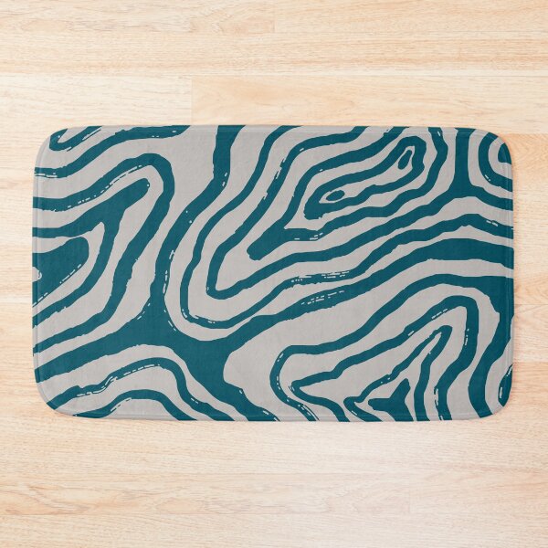 Item preview, Aquamarine Brush Rivers designed and sold by STUDIO MORE Los Angeles.