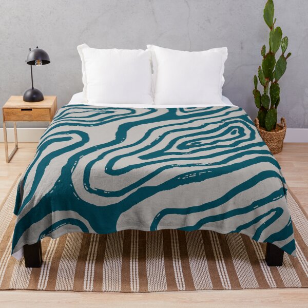 Item preview, Aquamarine Brush Rivers designed and sold by STUDIO MORE Los Angeles.